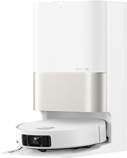 DREAME X50 Ultra Complete robotstofzuiger die zichzelf automatisch leegt en de dweil die zichzelf reinigt,tot 20.000 Pa aan zuigkracht, grondige reiniging van hoek-tot-rand, ontwarringsborstel,